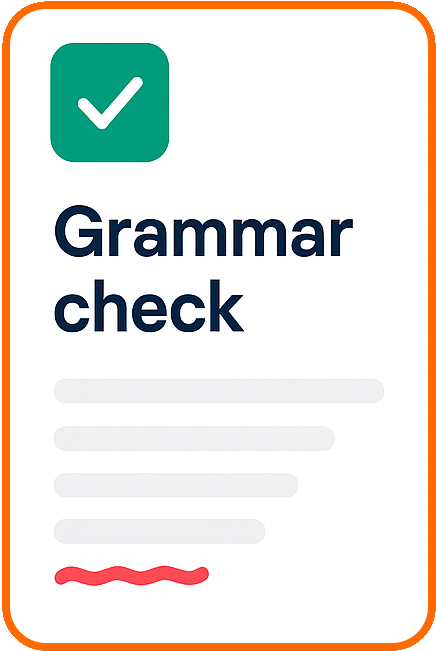 Verificação gramatical automatizada com correção de erros e melhoria do estilo do texto